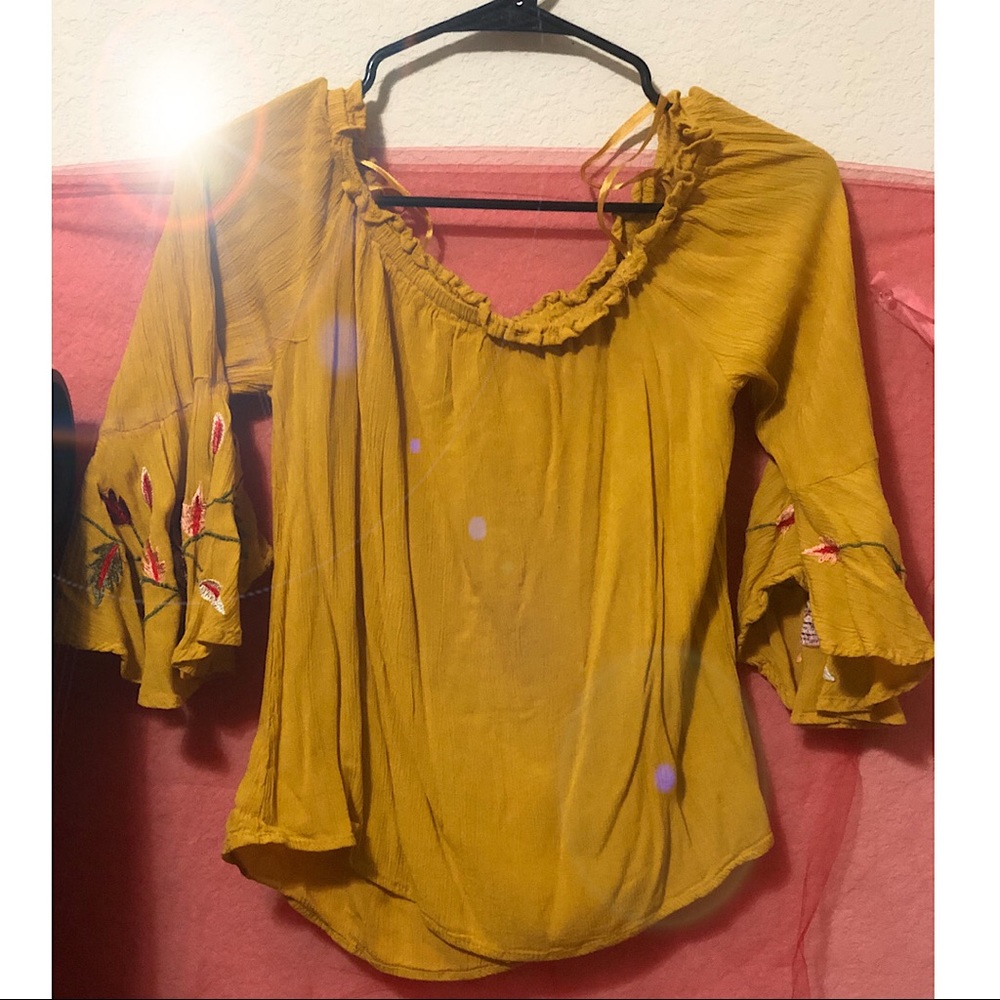 Off the shoulder shirt